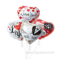 aluminum foil mylar balloon wedding decoration set